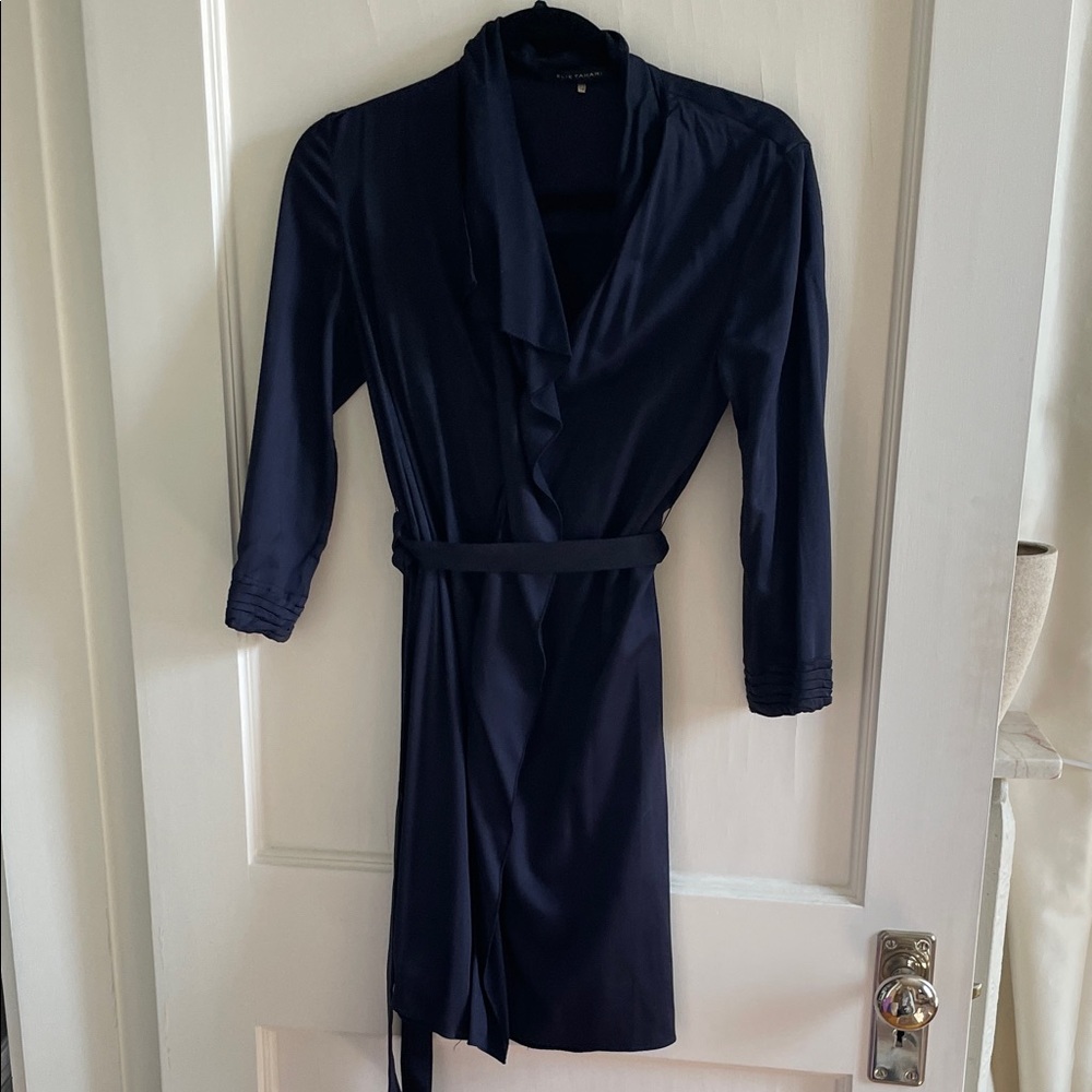 Elie Tahari Midnight Blue Women's Wrap Dress size S